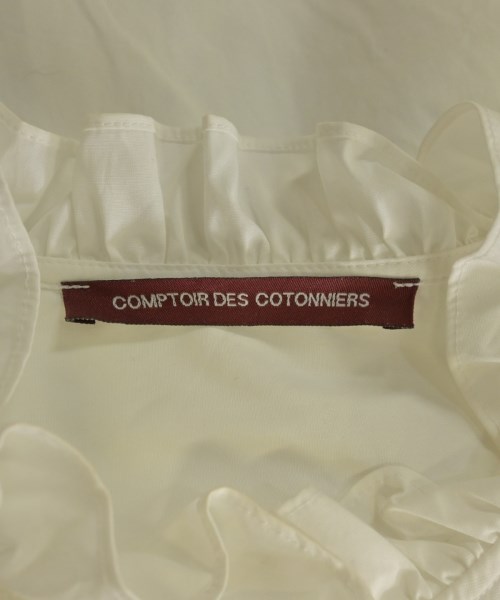 COMPTOIR DES COTONNIERS（コントワーデコトニエ）カジュアルシャツ 白 サイズ:36(S位) レディース/2200634235085