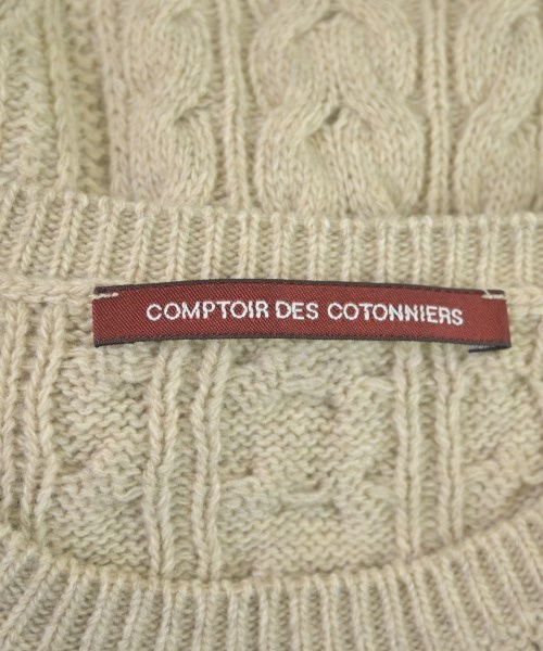 COMPTOIR DES COTONNIERS（コントワーデコトニエ）ニット・セーター ベージュ サイズ:M レディース/2200626599027