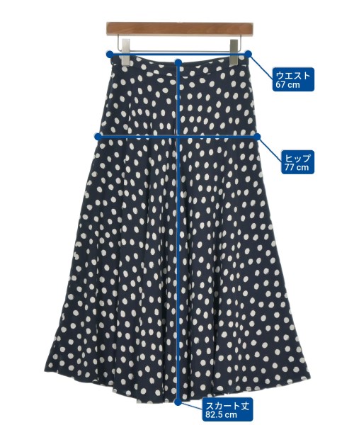 COMPTOIR DES COTONNIERS（コントワーデコトニエ）ロング・マキシ丈スカート 紺 サイズ:36(S位) レディース/2200694390113