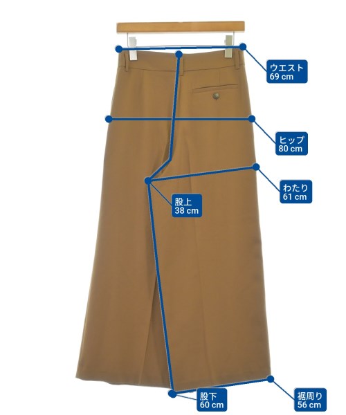 COMPTOIR DES COTONNIERS（コントワーデコトニエ）スラックス 茶 サイズ:M レディース/2200658463037