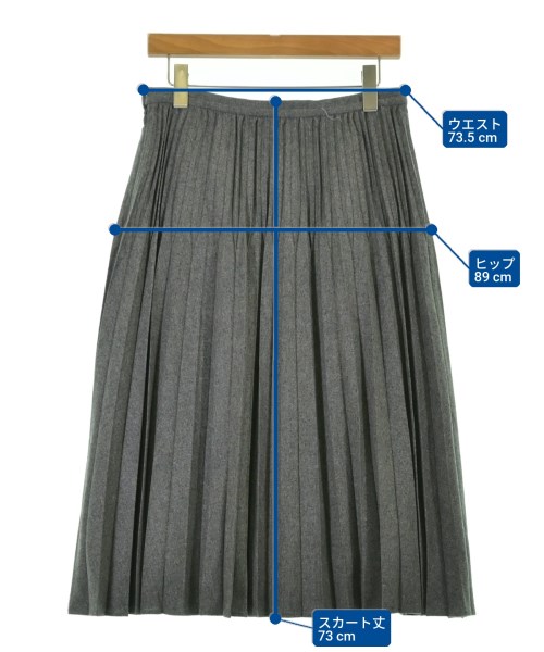 COMPTOIR DES COTONNIERS（コントワーデコトニエ）ロング・マキシ丈スカート グレー サイズ:38(M位) レディース/2200711584143