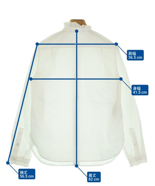 COMPTOIR DES COTONNIERS（コントワーデコトニエ）カジュアルシャツ 白 サイズ:34(XS位) レディース/2200649992027