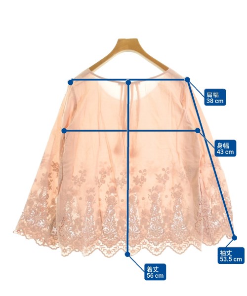 COMPTOIR DES COTONNIERS（コントワーデコトニエ）ブラウス ピンク サイズ:36(S位) レディース/2200641907067