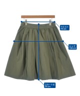 COMPTOIR DES COTONNIERS（コントワーデコトニエ）ひざ丈スカート カーキ サイズ:38(M位) レディース/2200698012011