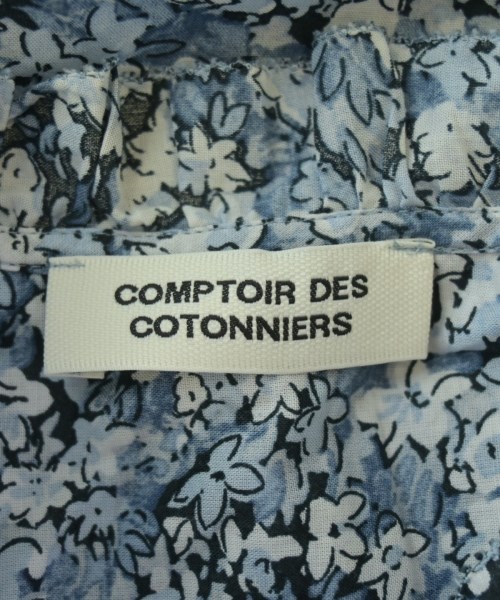 COMPTOIR DES COTONNIERS（コントワーデコトニエ）ブラウス 青 サイズ:M レディース/2200702395024