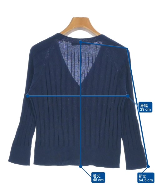 COMPTOIR DES COTONNIERS（コントワーデコトニエ）カーディガン 紺 サイズ:XS/S レディース/2200707621050