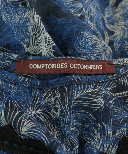 COMPTOIR DES COTONNIERS（コントワーデコトニエ）ブラウス 青 サイズ:34(XS位) レディース/2200684291031