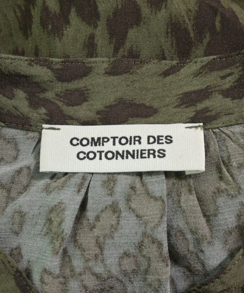 COMPTOIR DES COTONNIERS（コントワーデコトニエ）シャツワンピース カーキ サイズ:L レディース/2200664170080