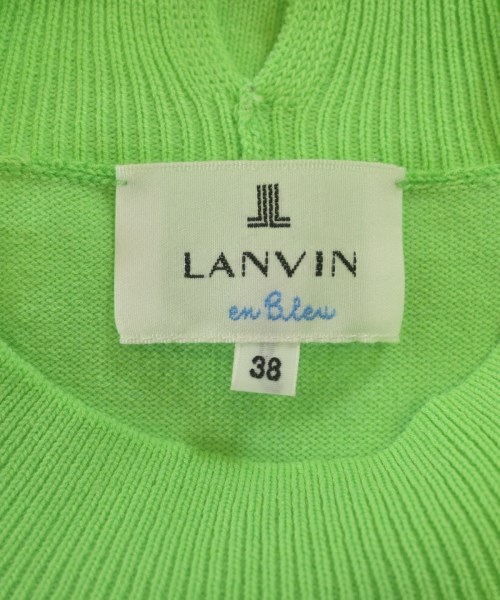 LANVIN en bleu（ランバンオンブルー）ニット・セーター 緑 サイズ:38(M位) レディース/2200633376024
