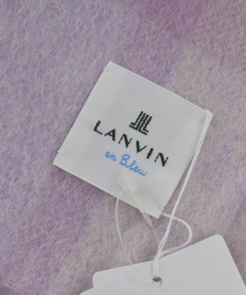 LANVIN en bleu（ランバンオンブルー）マフラー 紫 サイズ:- レディース/2200635083043