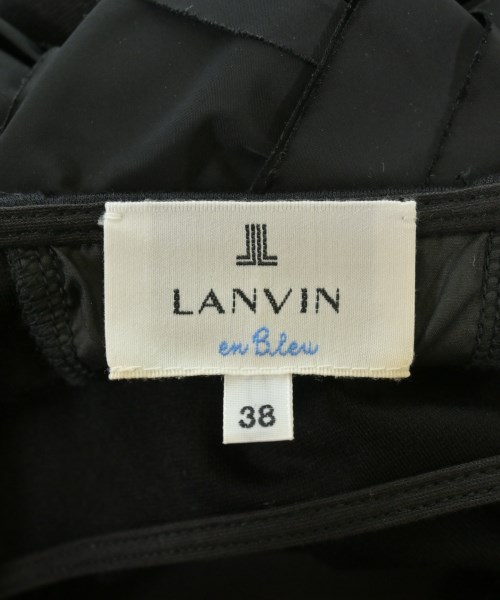 LANVIN en bleu（ランバンオンブルー）Tシャツ・カットソー 黒 サイズ:38(M位) レディース/2200634495038