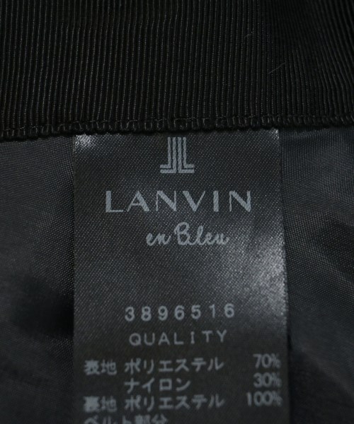 LANVIN en bleu（ランバンオンブルー）ひざ丈スカート 黒 サイズ:-(S位) レディース/2200626013080