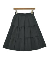 LANVIN en bleu（ランバンオンブルー）ひざ丈スカート 黒 サイズ:-(S位) レディース/2200626013080
