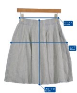 LANVIN en bleu（ランバンオンブルー）ミニスカート グレー サイズ:38(M位) レディース/2200626013141