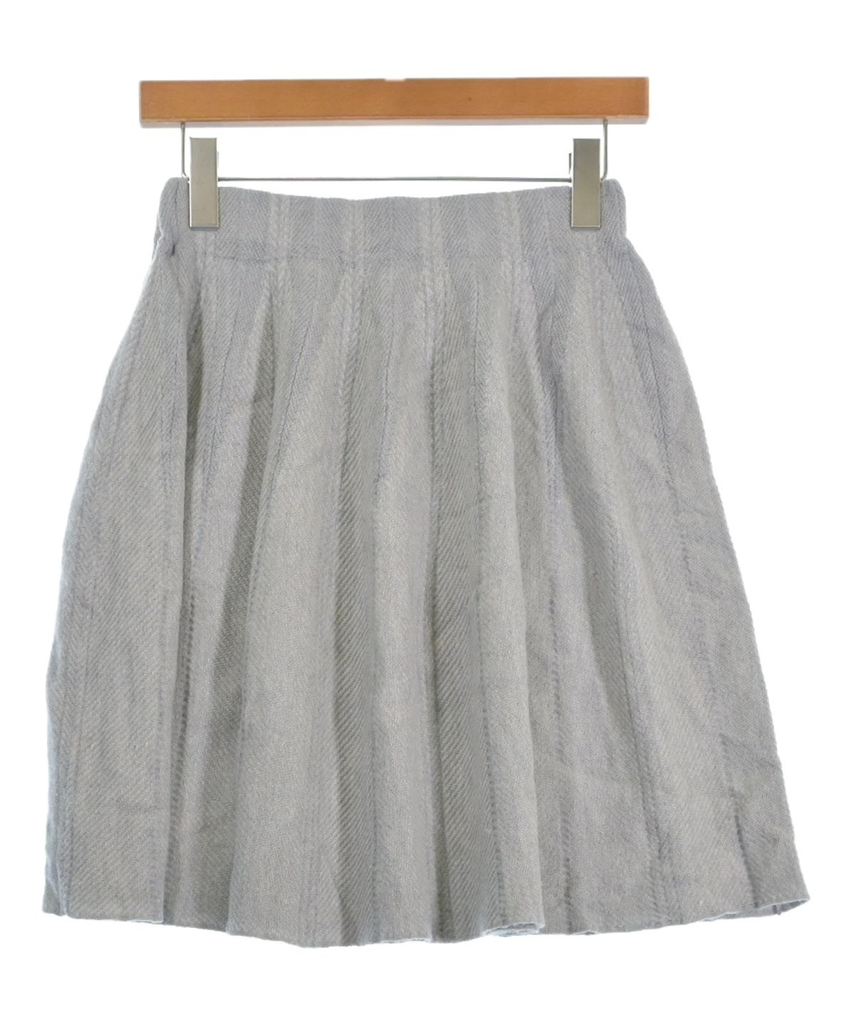 LANVIN en bleu（ランバンオンブルー）ミニスカート グレー サイズ:38