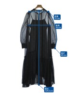 LANVIN en bleu（ランバンオンブルー）シャツワンピース 紫 サイズ:38(M位) レディース/2200632072019