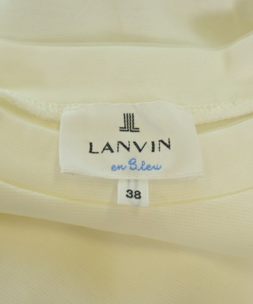 LANVIN en bleu（ランバンオンブルー）Tシャツ・カットソー 白 サイズ:38(M位) レディース/2200638708035