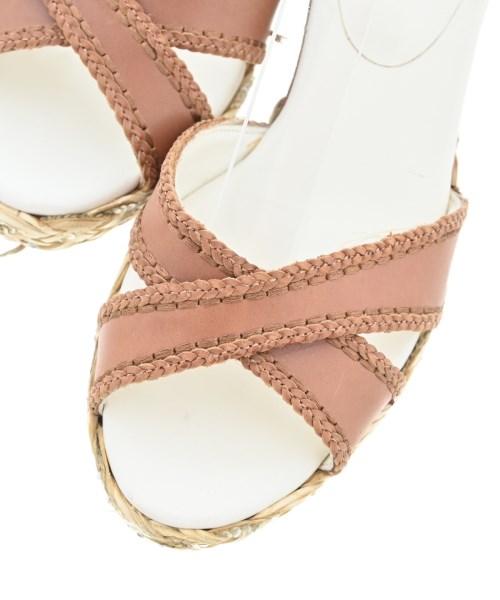 LANVIN en bleu（ランバンオンブルー）サンダル 茶 サイズ:24cm レディース/2200628215307