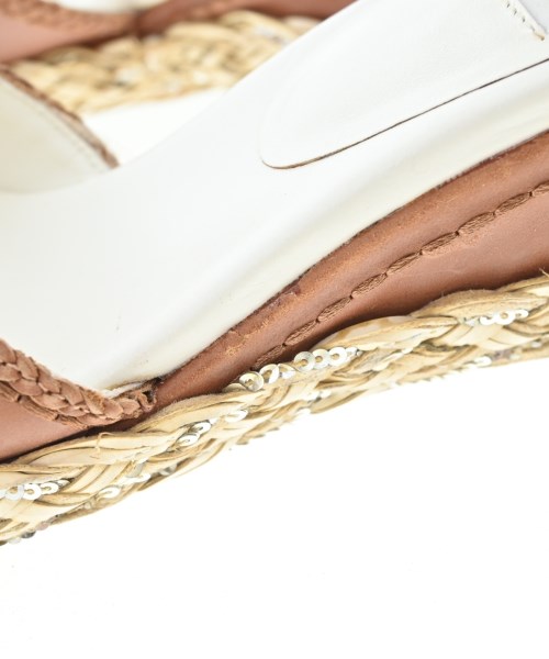 LANVIN en bleu（ランバンオンブルー）サンダル 茶 サイズ:24cm レディース/2200628215307