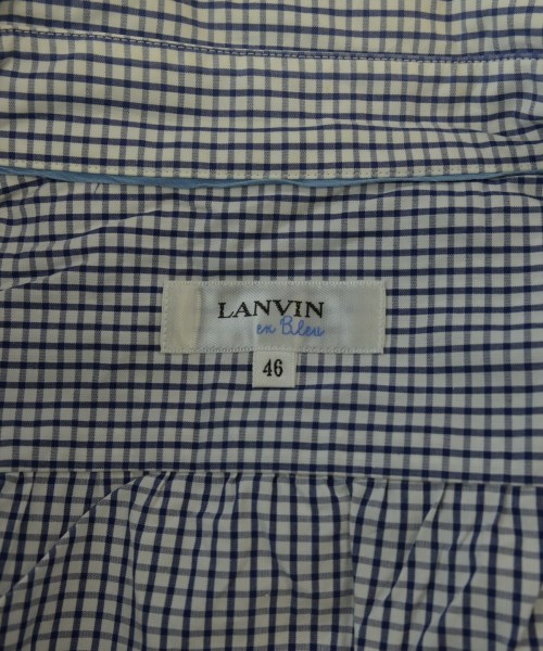 LANVIN en bleu（ランバンオンブルー）カジュアルシャツ 白 サイズ:46(M位) メンズ/2200643193093