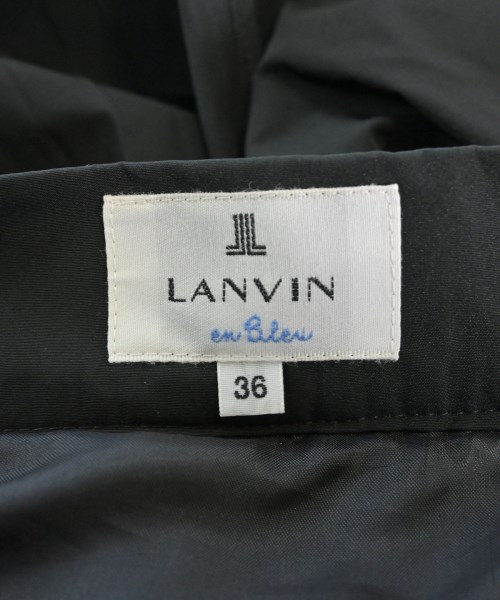 LANVIN en bleu（ランバンオンブルー）ロング・マキシ丈スカート 黒 サイズ:36(S位) レディース/2200643829053