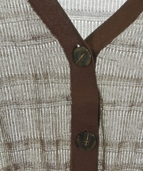 LANVIN en bleu（ランバンオンブルー）ニット・セーター 茶 サイズ:38(M位) レディース/2200621433067