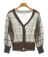 LANVIN en bleu（ランバンオンブルー）ニット・セーター 茶 サイズ:38(M位) レディース/2200621433067