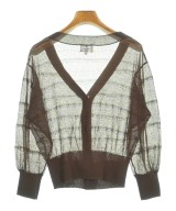 LANVIN en bleu（ランバンオンブルー）ニット・セーター 茶 サイズ:38(M位) レディース/2200621433067