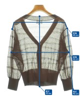 LANVIN en bleu（ランバンオンブルー）ニット・セーター 茶 サイズ:38(M位) レディース/2200621433067