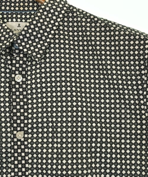LANVIN en bleu（ランバンオンブルー）カジュアルシャツ 黒 サイズ:48(L位) メンズ/2200627714047