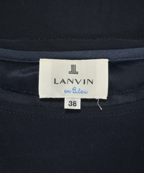 LANVIN en bleu（ランバンオンブルー）ブラウス 紺 サイズ:38(M位) レディース/2200628800107