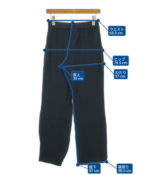 LANVIN en bleu（ランバンオンブルー）スラックス 紺 サイズ:38(M位) レディース/2200628800114