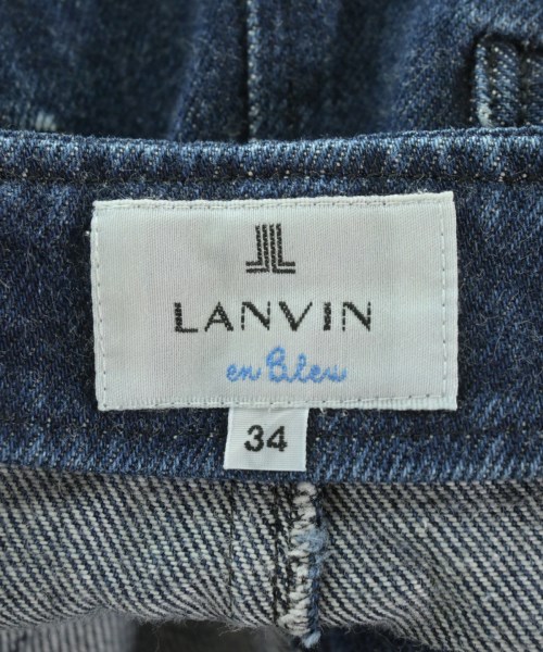 LANVIN en bleu（ランバンオンブルー）デニムパンツ 青 サイズ:34(XS位) レディース/2200628867032