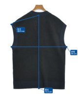 LANVIN en bleu（ランバンオンブルー）ベスト 黒 サイズ:38(M位) レディース/2200617086024
