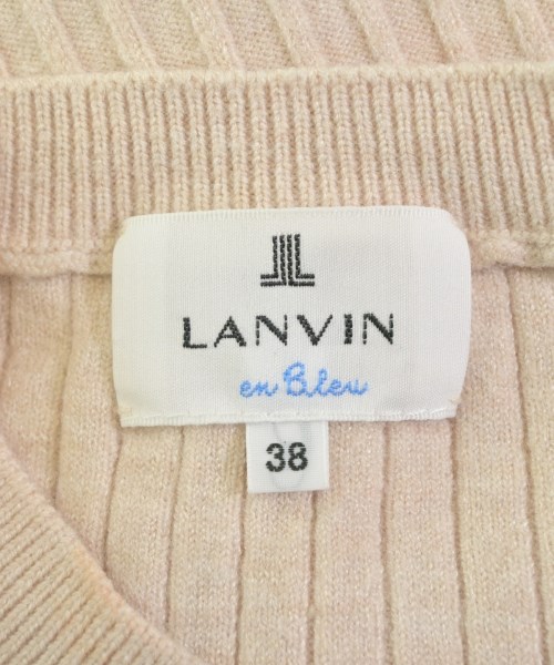 LANVIN en bleu（ランバンオンブルー）ニット・セーター ベージュ サイズ:38(M位) レディース/2200630466063