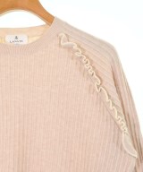LANVIN en bleu（ランバンオンブルー）ニット・セーター ベージュ サイズ:38(M位) レディース/2200630466063