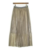 LANVIN en bleu（ランバンオンブルー）ロング・マキシ丈スカート ベージュ サイズ:38(M位) レディース/2200610459061