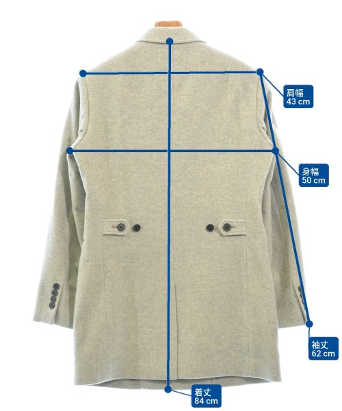 LANVIN en bleu（ランバンオンブルー）ジャケット グレー サイズ:46(M位) メンズ/2200608518039