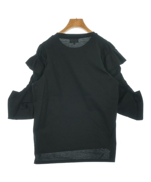 LANVIN en bleu（ランバンオンブルー）Tシャツ・カットソー 黒 サイズ:38(M位) レディース/2200586575024