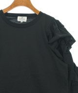 LANVIN en bleu（ランバンオンブルー）Tシャツ・カットソー 黒 サイズ:38(M位) レディース/2200586575024