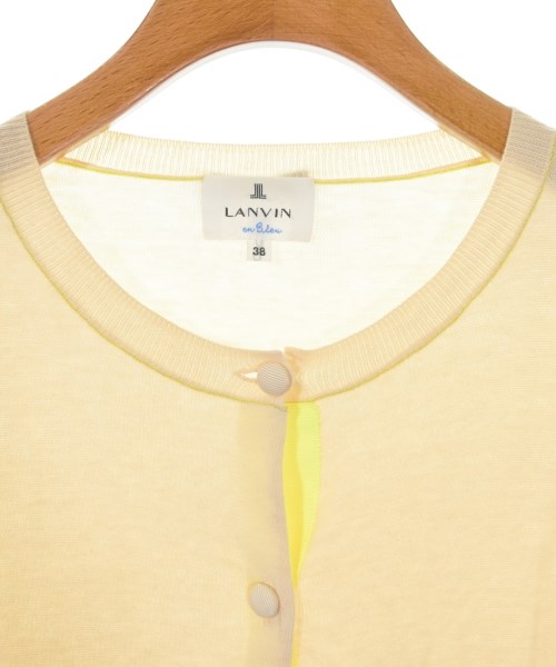 LANVIN en bleu（ランバンオンブルー）カーディガン ベージュ サイズ:38(M位) レディース/2200615069029