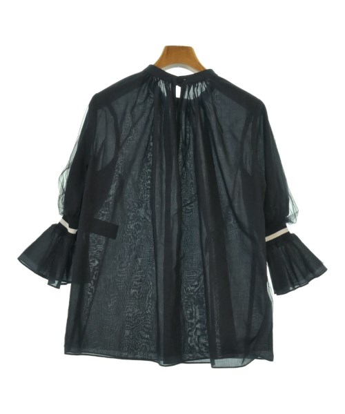 LANVIN en bleu（ランバンオンブルー）ブラウス 紺 サイズ:38(M位) レディース/2200616474082