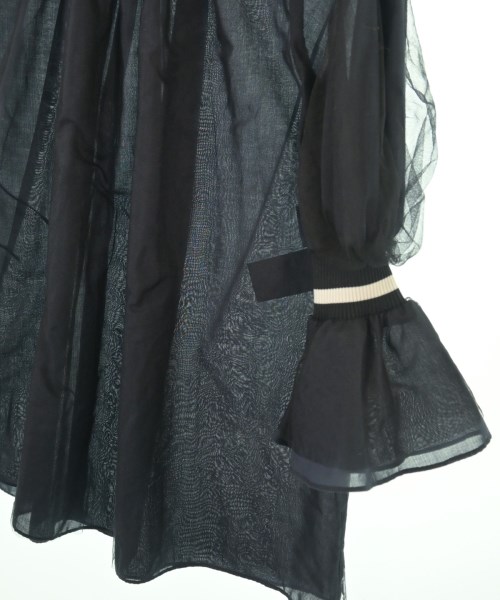 LANVIN en bleu（ランバンオンブルー）ブラウス 紺 サイズ:38(M位) レディース/2200616474082