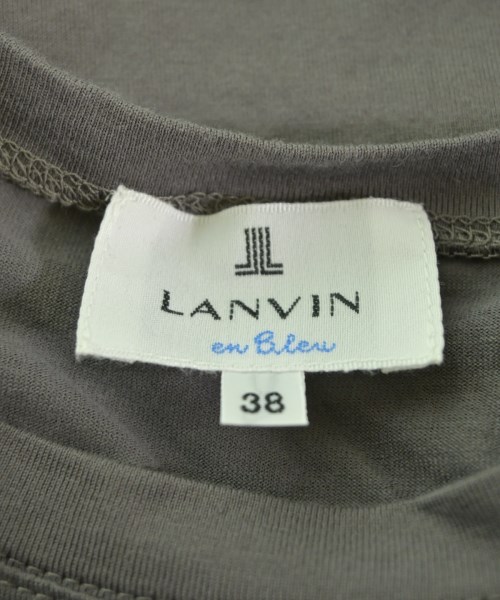 LANVIN en bleu（ランバンオンブルー）Tシャツ・カットソー グレー サイズ:38(M位) レディース/2200616474099