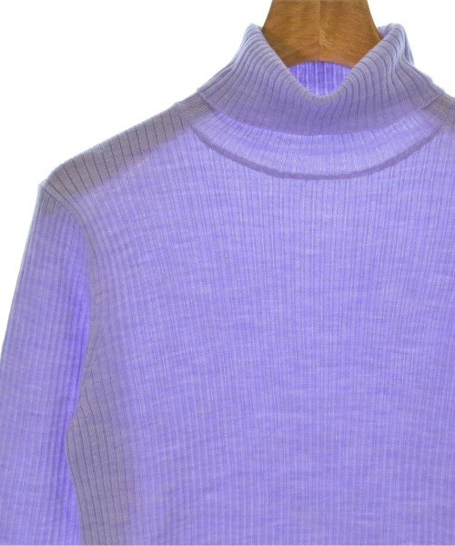 LANVIN en bleu（ランバンオンブルー）ニット・セーター 紫 サイズ:38(M位) レディース/2200669958454