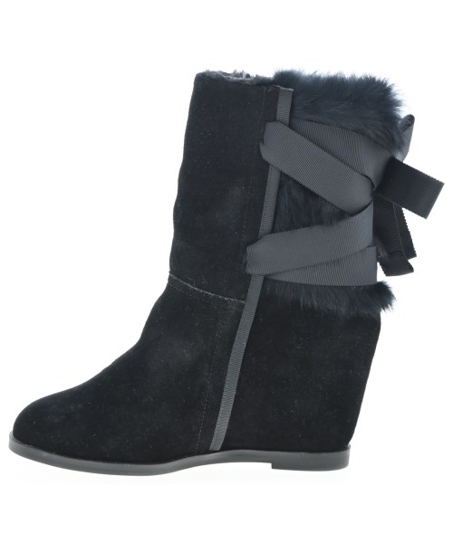 LANVIN en bleu（ランバンオンブルー）ブーツ 黒 サイズ:24cm レディース/2200670078080