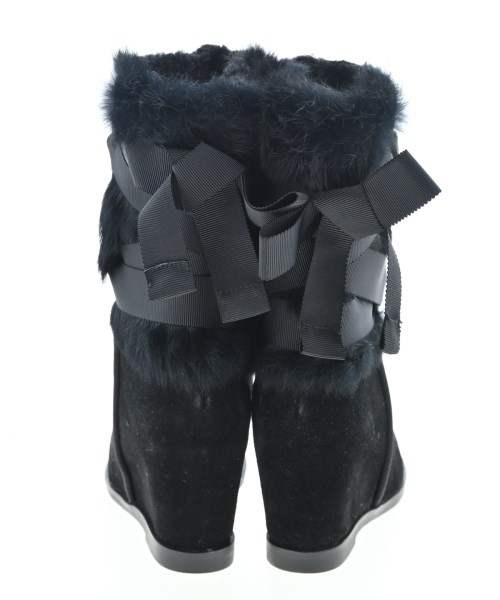 LANVIN en bleu（ランバンオンブルー）ブーツ 黒 サイズ:24cm レディース/2200670078080