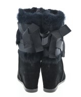 LANVIN en bleu（ランバンオンブルー）ブーツ 黒 サイズ:24cm レディース/2200670078080