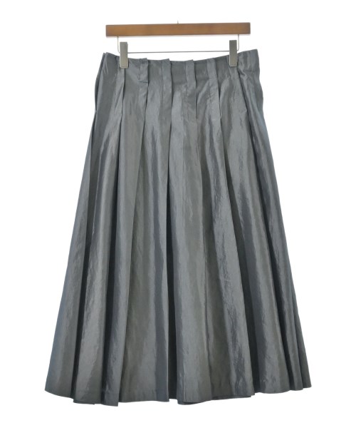 LANVIN en bleu(ランバンオンブルー)ロング・マキシ丈スカート グレー サイズ:38(M位)/2200675132015