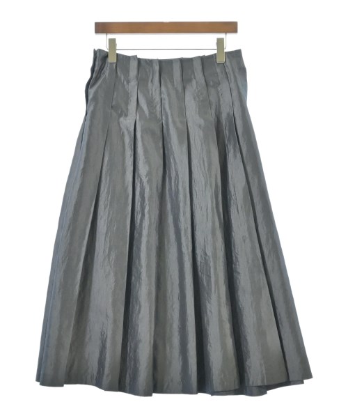 LANVIN en bleu（ランバンオンブルー）ロング・マキシ丈スカート グレー サイズ:38(M位) レディース/2200675132015